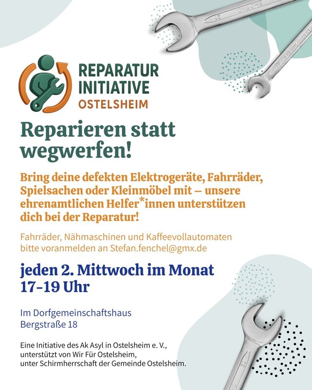 Plakat Reparatur-Initiative