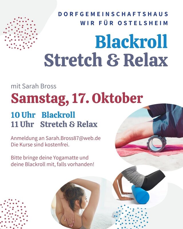 Plakat Blackroll Stretch & Relax