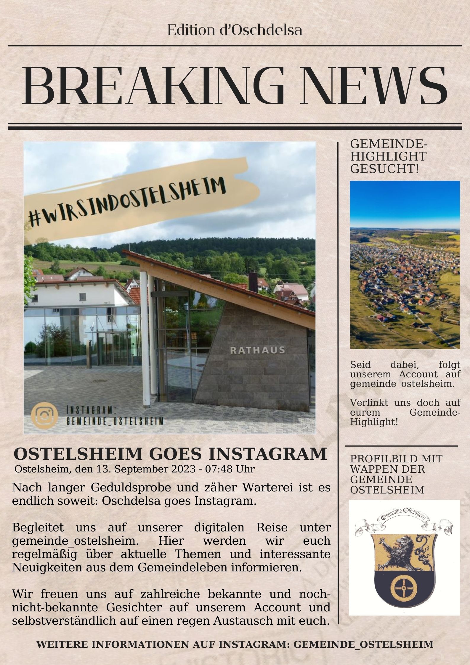  Plakat Ostelsheim goes Instagram 